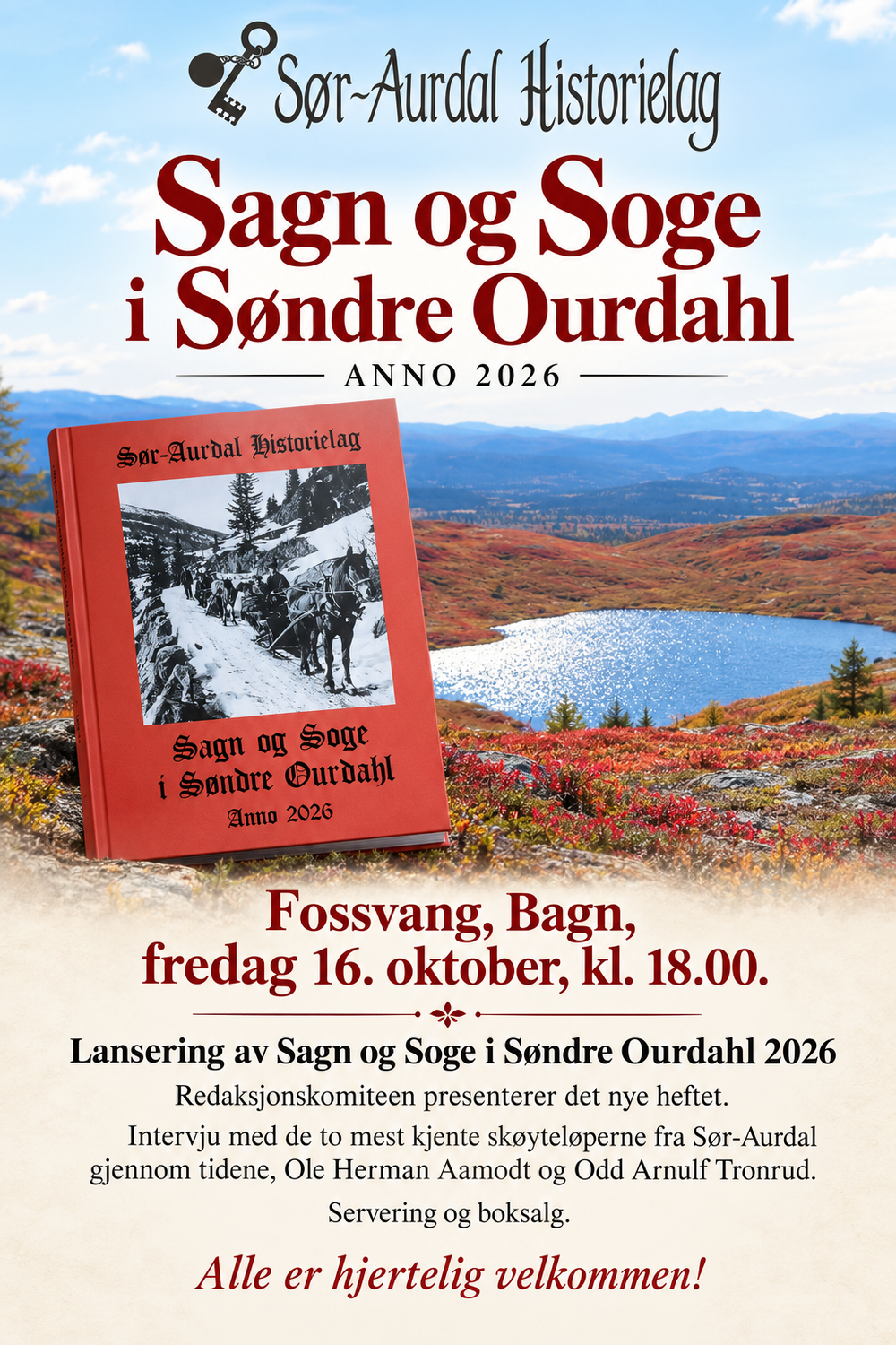 Lansering av nytt Sagn og Soge i Søndre Ourdahl